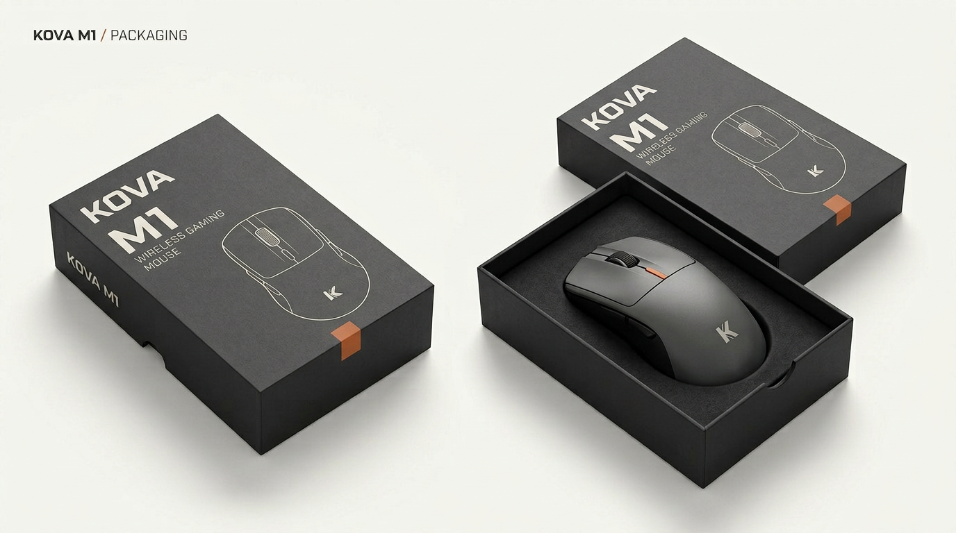 KOVA — Fictional Gaming Brand Identity — screenshot 15