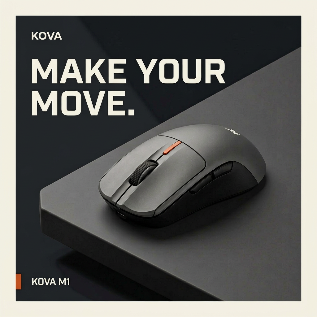 KOVA — Fictional Gaming Brand Identity — screenshot 7