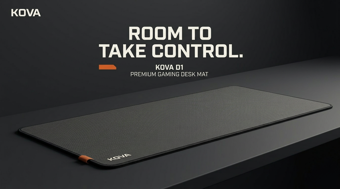 KOVA — Fictional Gaming Brand Identity — screenshot 5