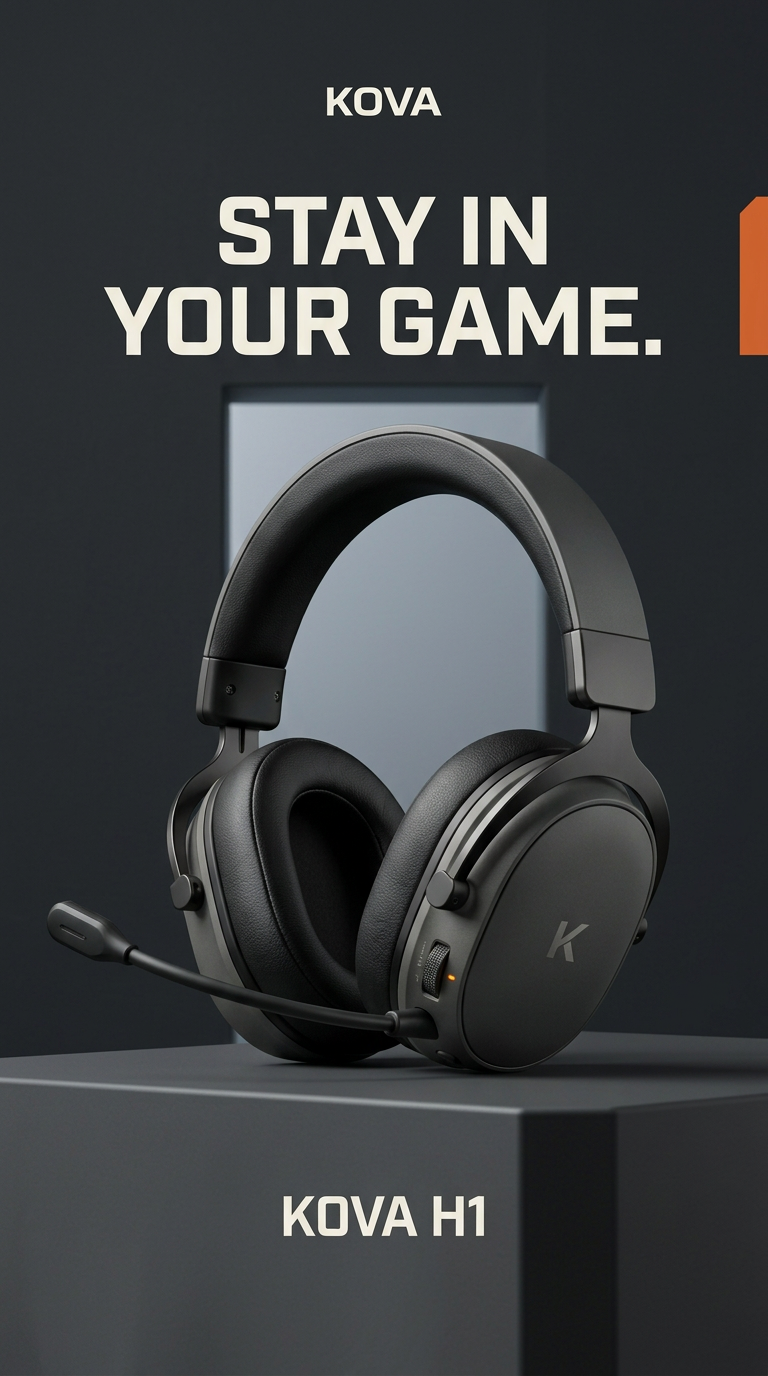 KOVA — Fictional Gaming Brand Identity — screenshot 8
