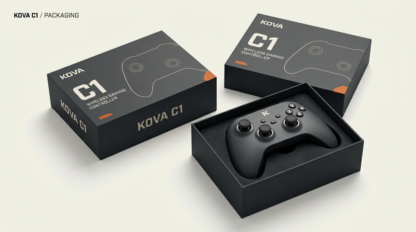 KOVA — Fictional Gaming Brand Identity — screenshot 18